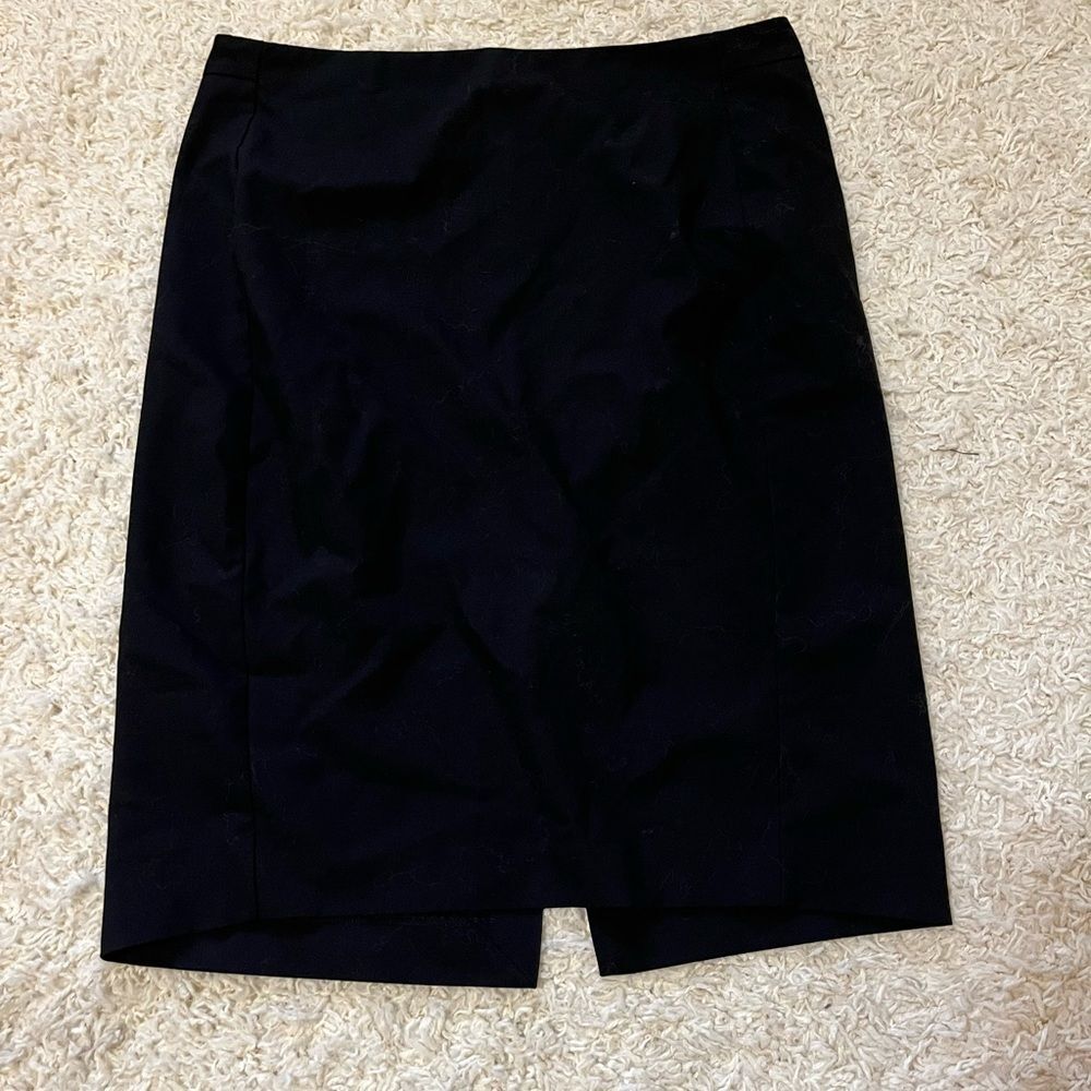 Zara black pencil skirt size 10